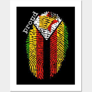 Zimbabwe flag Posters and Art